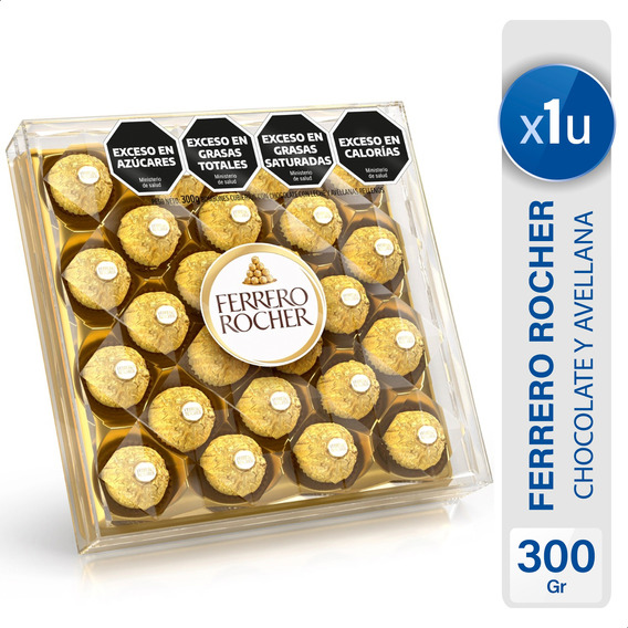 Ferrero Rocher Bombones Chocolate Avellana Caja X24 Unidades