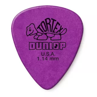 Palheta Dunlop Tortex 1.14mm Roxa Guitarra Kit 6 Unidades