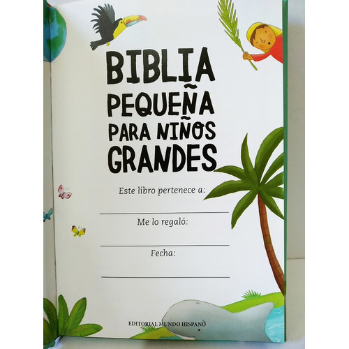Biblia Pequeña Para Niños Grandes