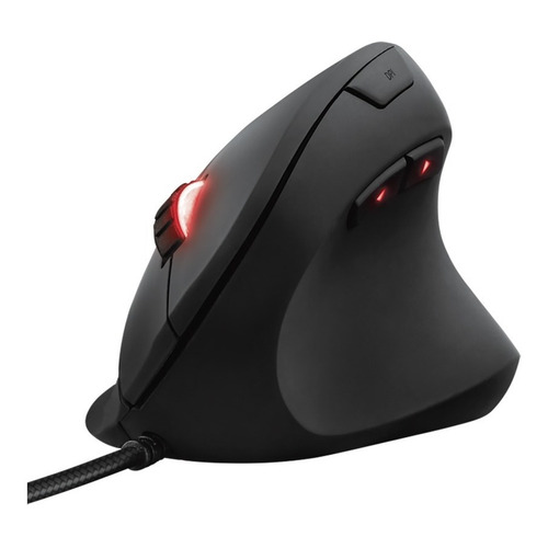 Mouse Gamer Alambrico Trust Vertical Gxt 144 Rexx Rgb Color Negro