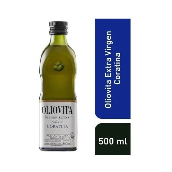 Aceite Oliva Virgen Extra Oliovita Coratina Vidrio 500ml