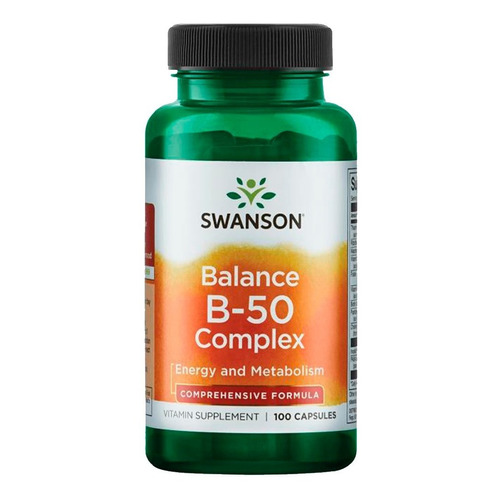Swanson - Balance B-50 Complex ,100 Caps Sabor Sin sabor