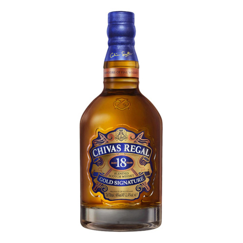 Caja De 6 Whisky Chivas Regal Blend 18 Años 750 Ml