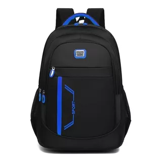 Mochila Escolar,mochila Con Lona Oxford,mochila Impermeable, Gran Capacidad De Viaje Laptop 15.6i
