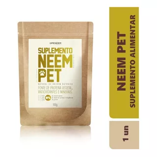 Suplemento Neem Pet Natural Openeem  Cães E Gatos 100g