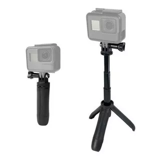 Mini Bastão De Mão Tripé Para Câmeras Gopro Hero Compactas