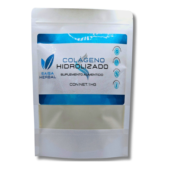 Colágeno Hidrolizado 1 Kg Sabor Natural SAISA HERBAL