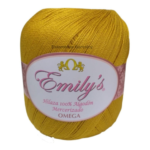 Hilaza Emily's Omega 100% Algodón Bola De 150g Color Oro