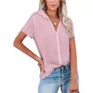 Blusa Mujer Moda Casual Manga Corta