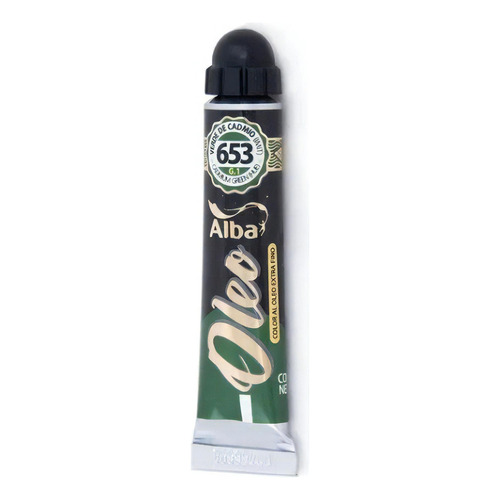 Oleo Profesional Alba 18ml Verde De Cadmio Imit 653 Color del óleo 653 VERDE CADMIO