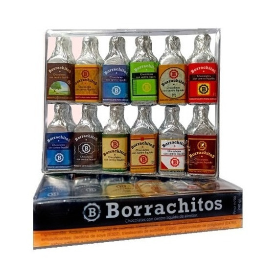 Chocolates Borrachitos Sabor Licor X24 Unidades