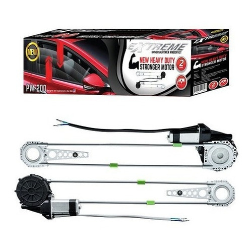 Kit Vidrios Eléctricos Universal P/autos 2 Puertas Extreme A