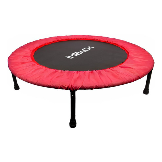 Mini Trampolin Salto Fitness Ejercicio Cama Elastica 100 Cm Color Rojo