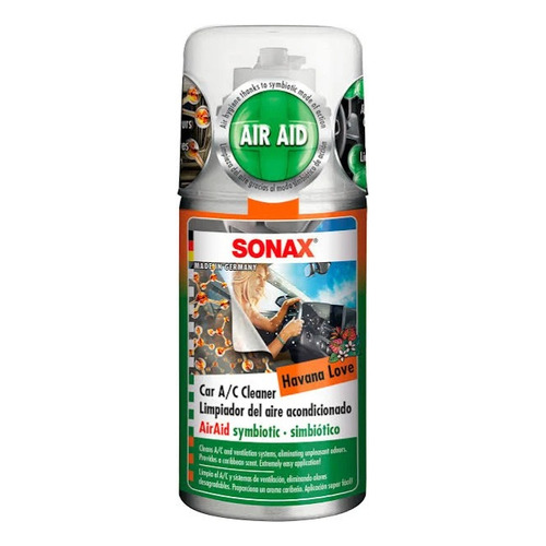 Limpiador Aire Acondicionado Havana Lover Sonax 100 M Color Negro