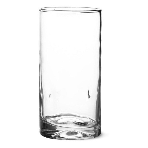 Vaso Cristal Fondo Grueso Pedrada 16.7 Oz 12 Piezas - Crisa Color Transparente