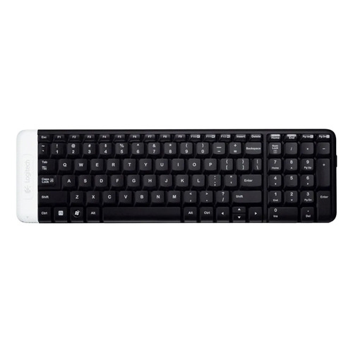 Teclado inalámbrico Logitech G K230 QWERTY español color negro