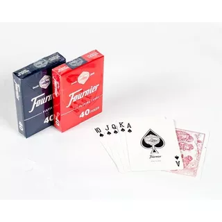 Naipes De Poker Fournier 40 Monito Tissus Made In España
