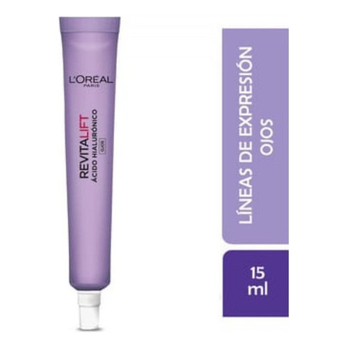 Crema Ojos Loreal Paris Revitalift Acido Hialulronico X 15ml Tipo De Piel Normal