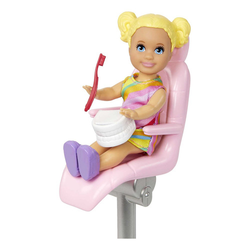 Barbie Careers - Muñeca Y Juego De Dentista Morena Con Acc