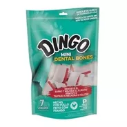 Dingo Mini Dental Bones Snack Golosina Pollo 7u Perro Pequeñ
