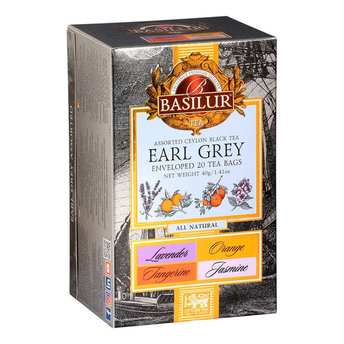 Té Earl Grey Surtido 20 Bolsitas Basilur