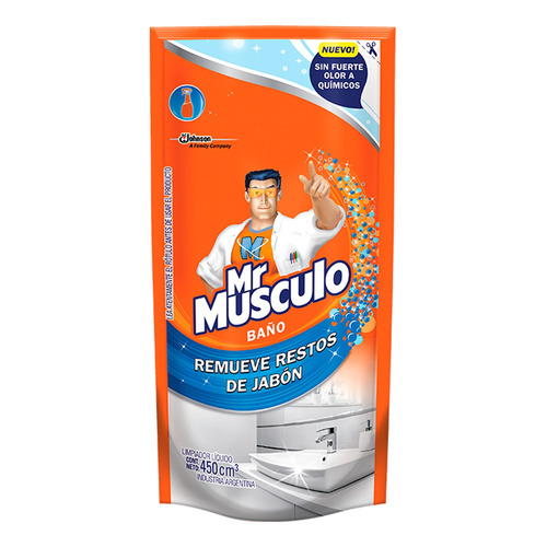 Limpiador Mr Músculo Baño original repuesto 450ml