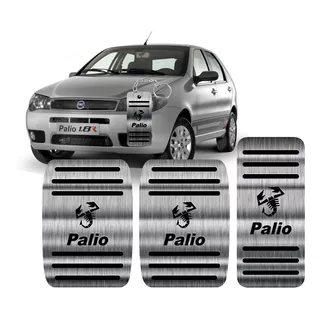 Pedaleira Aço Inox Premium Fiat Palio Abarth 
