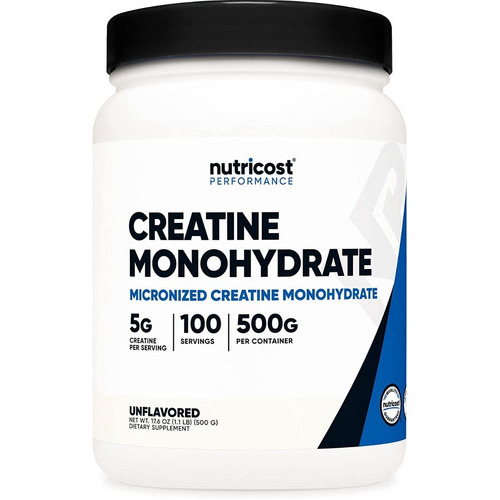 Creatina Monohidratada 5g En Polvo Nutricost 500g