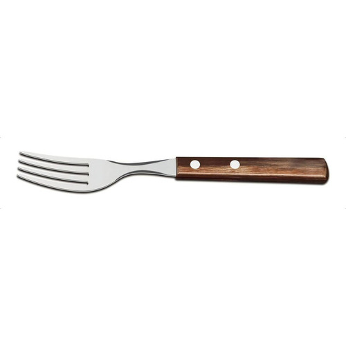 Tenedor de mesa Tramontina en madera contrachapada marrón