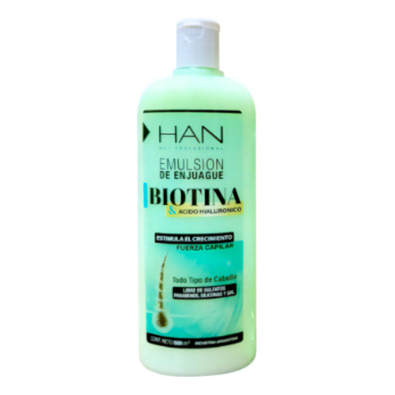 Han Emulsión Enjuague Biotina & Ácido Hialurónico 500ml