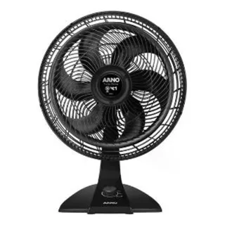 Ventilador Arno Turbo Force 2 Em 1 Mesa/parede Vf42 - 127v Estrutura Preto Pás Preto Diâmetro 40 Cm Material Das Pás Plástico Quantidade De Pás 6 110v