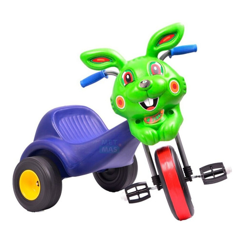 Triciclo Infantil A Pedal Chopper Conejo - Super Reforzado! Color Único