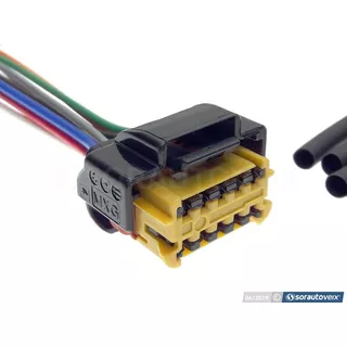 01 Conector Plug P/ Farol Renault Master 2014 À 2018 