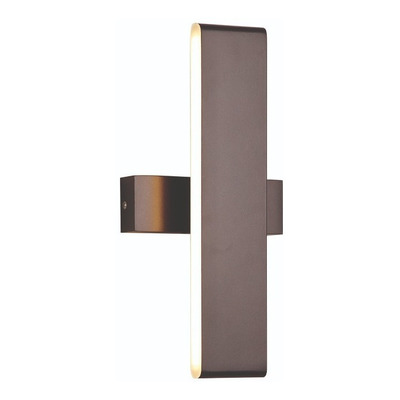 Aplique De Pared Led Wally 10w Marron Deco Moderno Cie