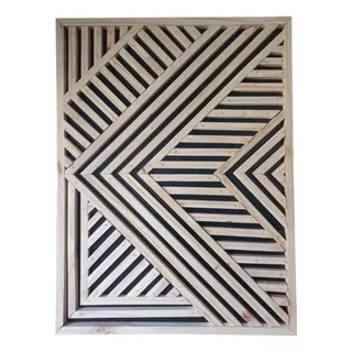 Cuadro Geométrico Wood Art