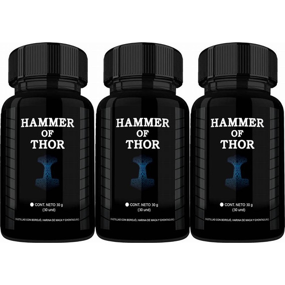 Hammer Of Thor 3 Frascos Origin - Unidad a $397