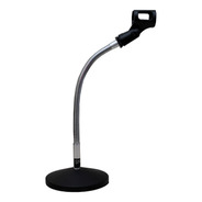 Pedestal De Mesa Para Microfone Suporte Flexível C/ Cachimbo