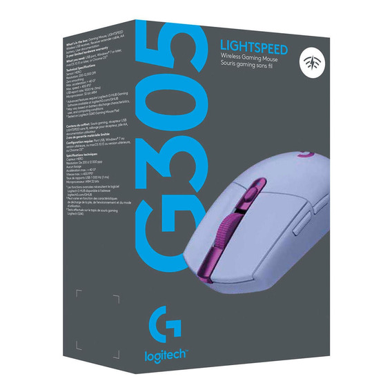 Mouse Gamer Logitech G305 Lightspeed Wireless Lila