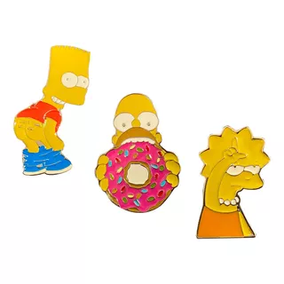 Pin Boton Broche Desenho Simpsons Família Divertido Animado