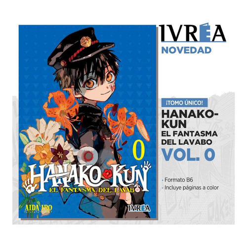 Hanako-kun, De Iro Aida., Vol. 1. Editorial Ivrea España, Tapa Blanda En Español, 2021