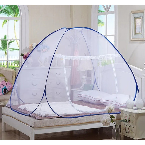 Mosquitero Plegable Antimosquitos Cama Camping Exteriores