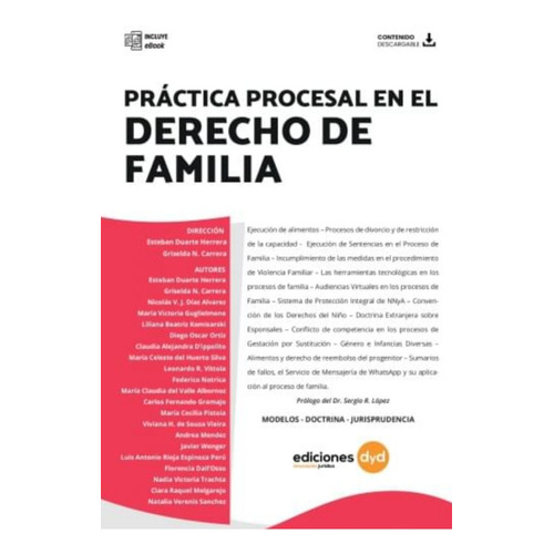 Práctica Procesal En El Derecho De Familia -  Duarte Herrera