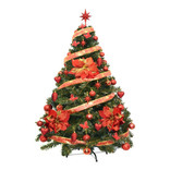 Árbol De Navidad Premium 1,50+ Kit 48 Rojo Pzas- P.premium