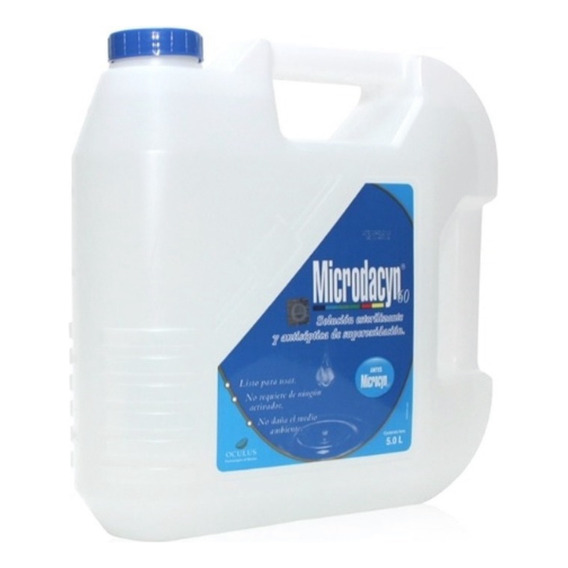 Microdacyn 60 (5litros) Antiséptico Esterilizante Virucida 