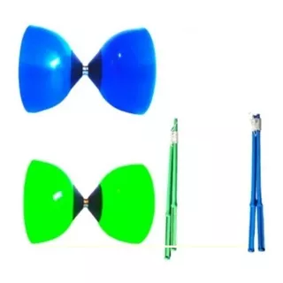 Diabolo Yoyo Profissional Com Baqueta Kit Com 2