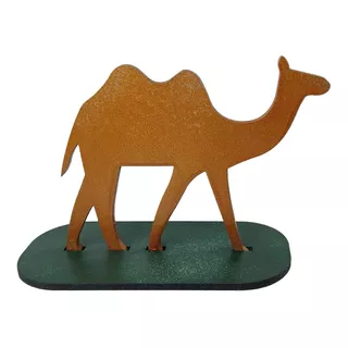 Camelo Decorativo Em Mdf 3mm Pintado - Decoração Deserto