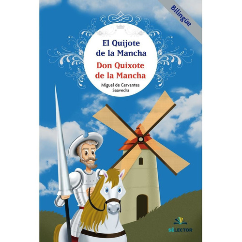 El Quijote De La Mancha Libro Bilingue Español Ingles Niños