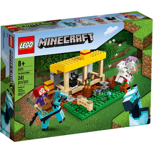 Lego® Minecraft - El Establo De Los Caballos (21171) Cantidad de piezas 241