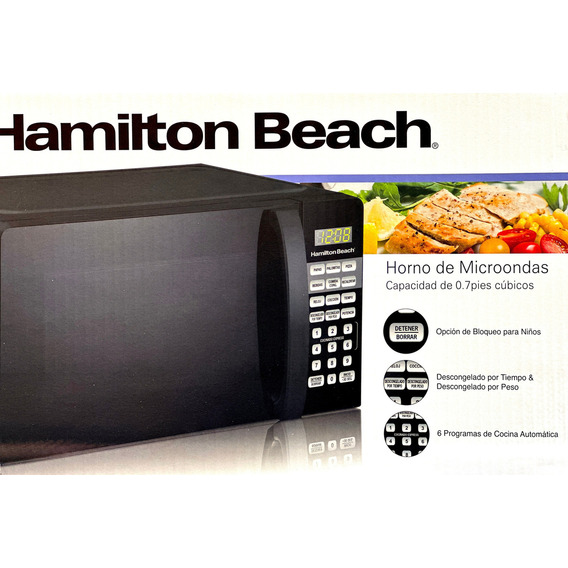 Horno De Microondas Hamilton Beach 700w Diferentes Funciones