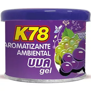 Gel Aromatizante En Lata K78 - 80 Gr. - Color Uva Fragancia Uva